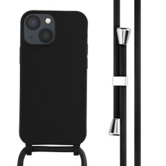 imoshion Silicone Case with Strap Apple iPhone 13 Mini - Black