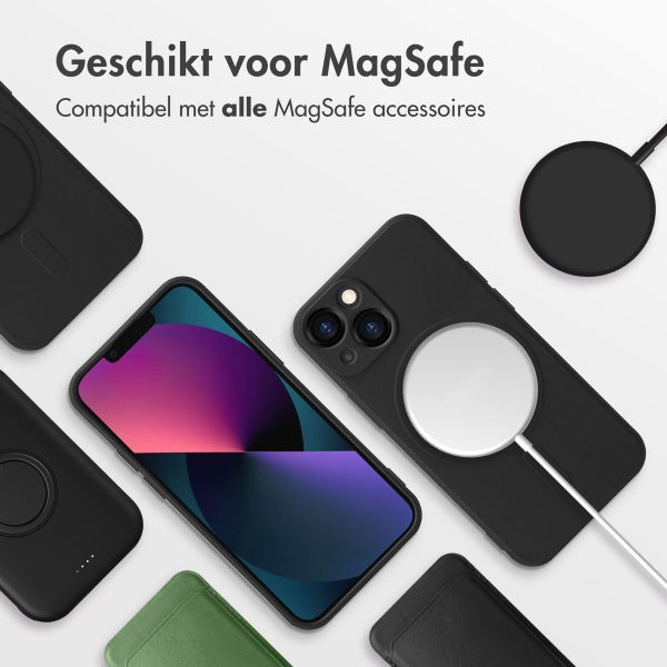 imoshion Color Backcover met MagSafe Apple iPhone 13 Mini - Zwart