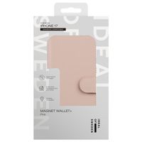 iDeal of Sweden Magnet Wallet+ Bookcase Apple iPhone 17 - Pink