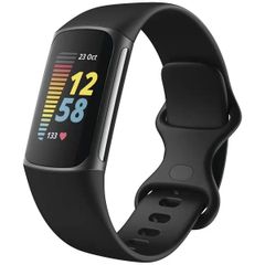 imoshion Siliconen bandje Fitbit Charge 5 / Charge 6 - Maat S - Zwart