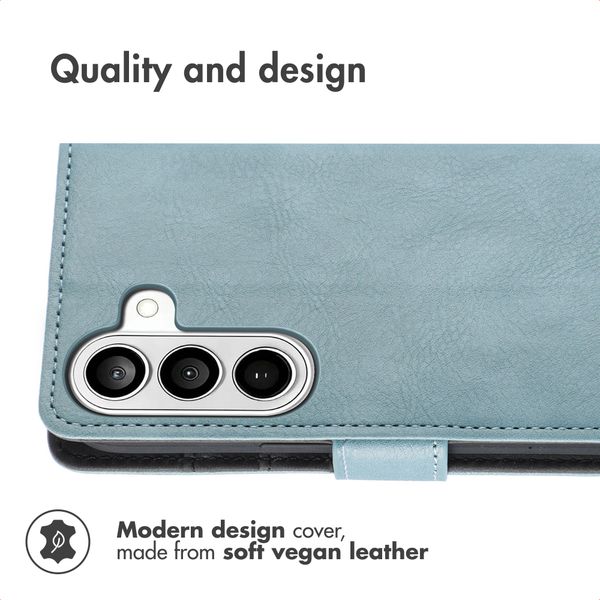 imoshion Luxury Bookcase Samsung Galaxy S26 Plus - Light Blue