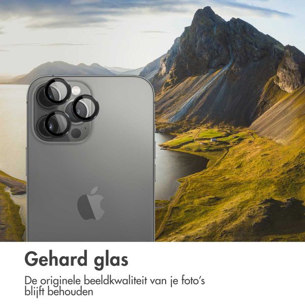 imoshion 2 Pack Camera lens protector Apple iPhone 13 Pro / 13 Pro Max - Zwart