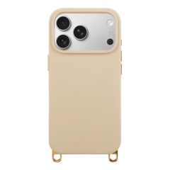 Selencia Rivièra MagSafe Backcover met afneembare haakjes Apple iPhone 17 Pro - Milky Latte