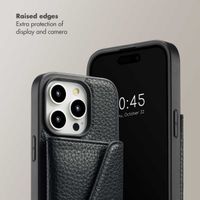 Selencia Sera Phone Case with Cord and Envelope Card Holder Apple iPhone 14 Pro - Black