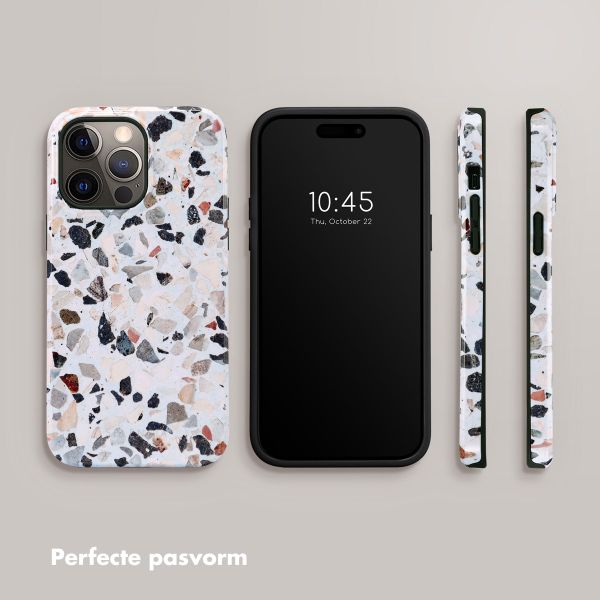 Selencia Vivid Tough Backcover iPhone 14 Pro Max - Chic Terazzo