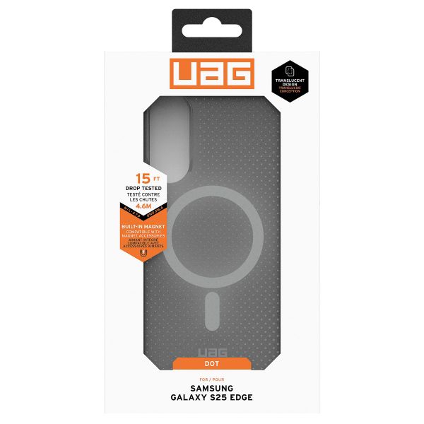 UAG Dot Case met MagSafe Samsung Galaxy S25 Edge - Ash