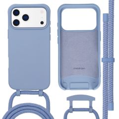 imoshion Color Backcover met afneembaar koord met MagSafe Apple iPhone 17 Pro - Ash Blue