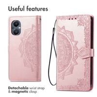 imoshion Mandala Bookcase Oppo Reno8 Lite - Rosé Goud