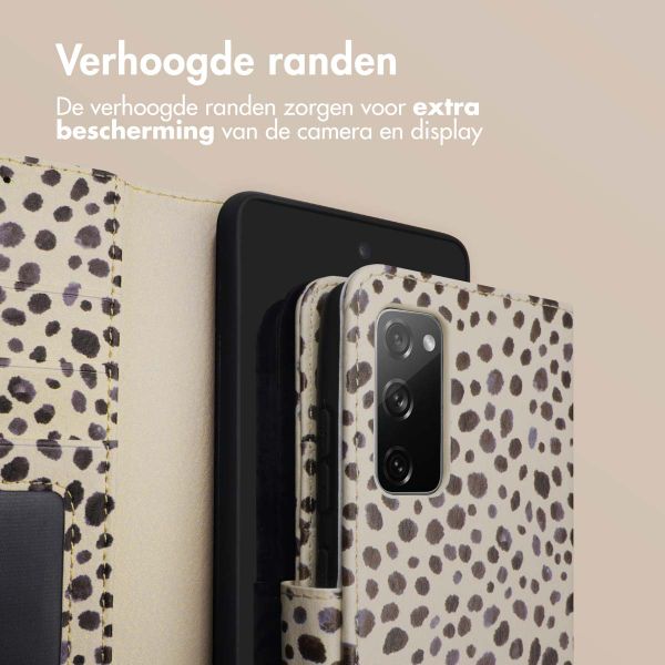 imoshion Design Bookcase Samsung Galaxy S20 FE - Black And White Dots