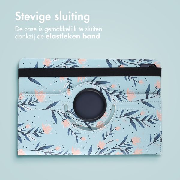 imoshion 360° Draaibare Design Bookcase Samsung Galaxy Tab S11 - Flowers