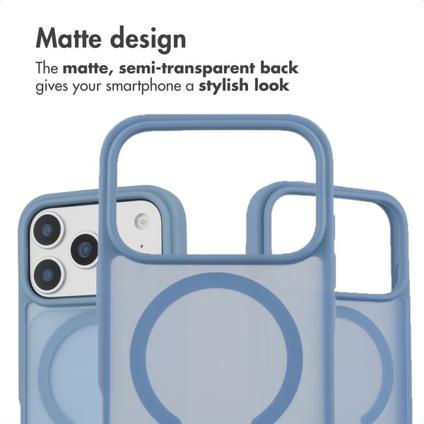 imoshion Colour Guard Back Cover with MagSafe Apple iPhone 17 Pro Max - Light Blue