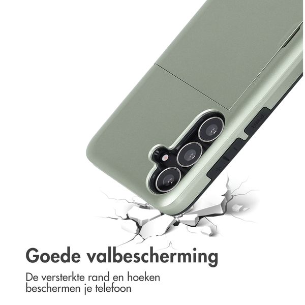 imoshion Backcover met pasjeshouder Samsung Galaxy S25 FE - Groen