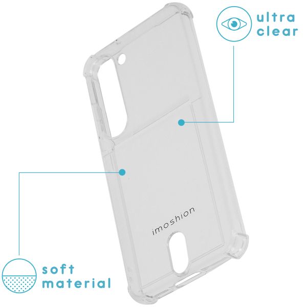 imoshion Softcase Backcover met pashouder Samsung Galaxy S23 - Transparant