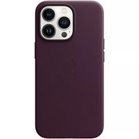 Apple Leather Backcover MagSafe Apple iPhone 13 Pro - Dark Cherry