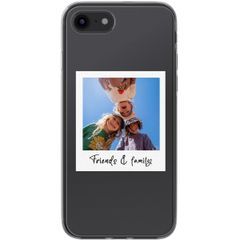 Gepersonaliseerd hoesje met polaroid Apple iPhone SE (2022 / 2020) / 8 / 7 - Transparant