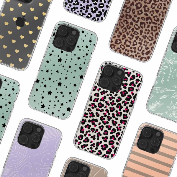 imoshion Design hoesje Apple iPhone 16 Pro - Stars Mint