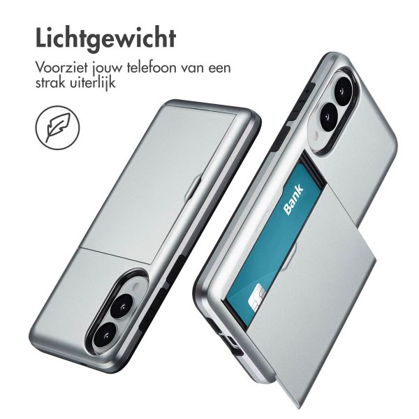 imoshion Backcover met pasjeshouder Samsung Galaxy S25 Edge - Grijs