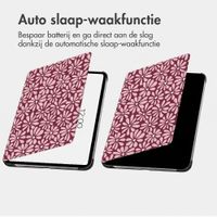 imoshion Design Trifold Bookcase Apple iPad Air 11 inch (2026) M4 / (2025) M3 / (2024) M2 / Air 5 (2022) / Air 4 (2020) - Bloom Love Blush