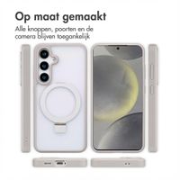 Accezz Ring Stand Backcover met MagSafe Samsung Galaxy S24 - Grijs