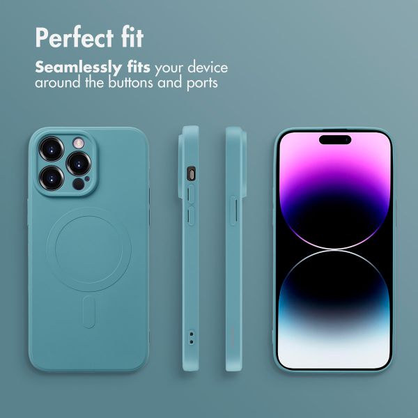 imoshion Colour Back Cover with MagSafe Apple iPhone 14 Pro Max - Smoke Green