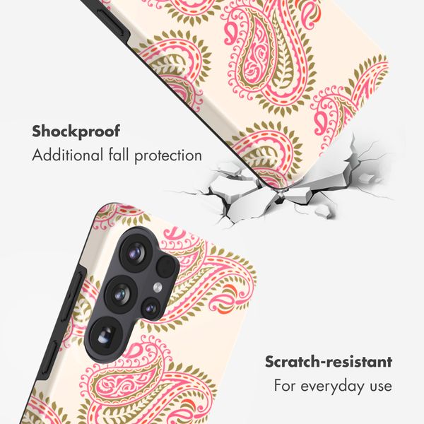 Selencia Vivid Back Cover with MagSafe Samsung Galaxy S26 Ultra - Paisley Blush