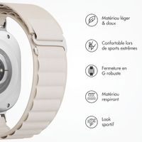 Accezz Nylon Alpine bandje Samsung Galaxy Watch Ultra 2 (2026) / Ultra (2024/2025) - Sterrenlicht