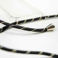 imoshion Backcover met koord Samsung Galaxy A12 - Zwart & Goud