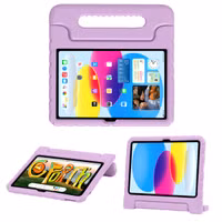 imoshion Kidsproof Backcover met handvat Apple iPad 11 (2025) 11 inch A16 / iPad 10 (2022) 10.9 inch - Lila