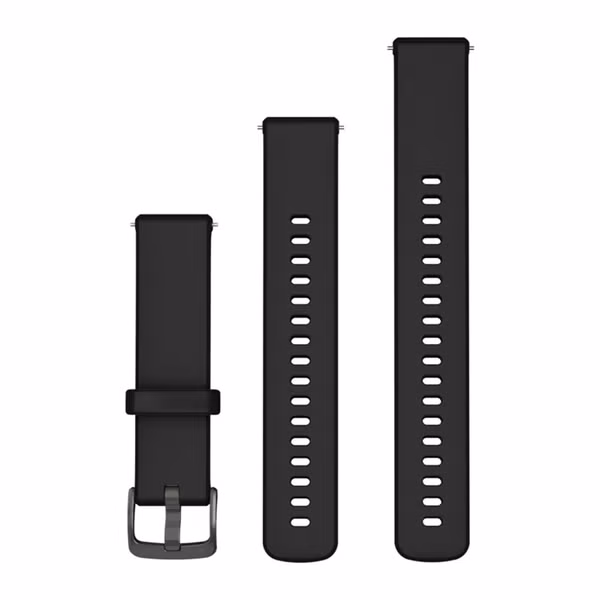 Garmin Siliconen bandje  - Garmin 20 mm aansluiting - Black / Slate