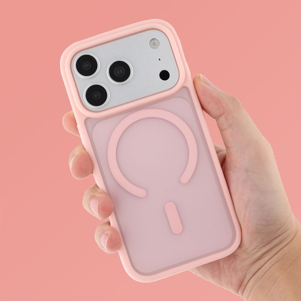 imoshion Color Guard Backcover met MagSafe Apple iPhone 18 Pro / 17 Pro - Lichtroze