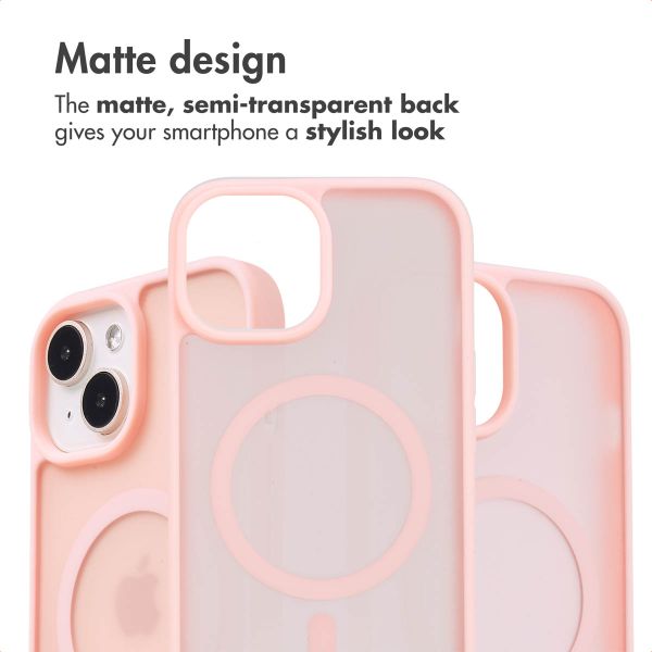 imoshion Colour Guard Back Cover with MagSafe Apple iPhone 15 - Light Pink