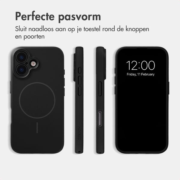 Accezz Grip Backcover met MagSafe Apple iPhone 17 - Zwart
