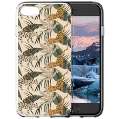 dbramante1928 x UNICEF Greenland Design hoesje iPhone SE (2022 / 2020) / 8 / 7 - Jungle Leopard