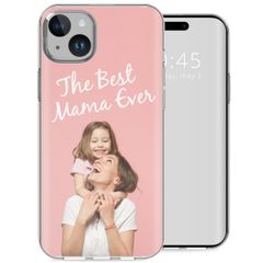 Ontwerp je eigen Clear Case Apple iPhone 15 Plus - Transparant