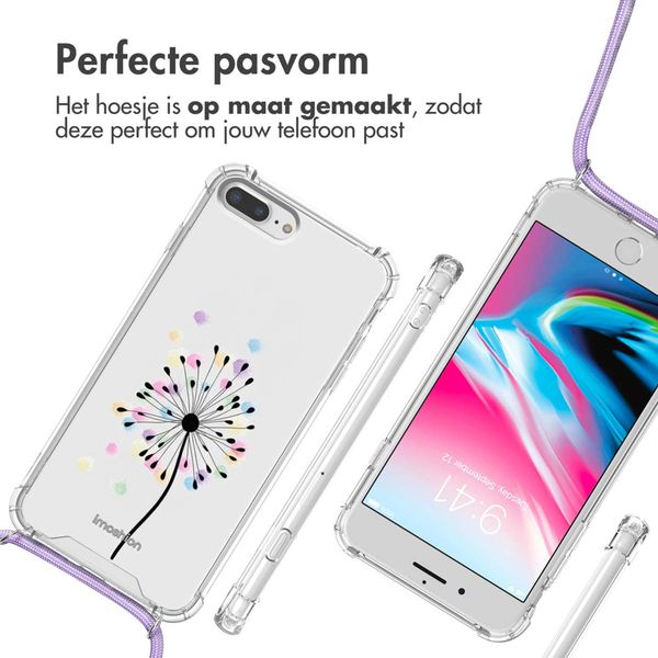 imoshion Design hoesje met koord Apple iPhone 8 Plus / 7 Plus - Sandstone Dandelion