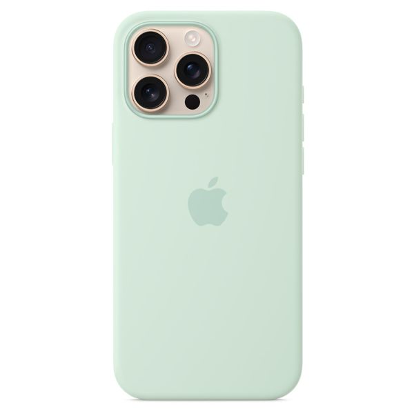 Apple Silicone Backcover MagSafe Apple iPhone 16 Pro Max - Aquamarine