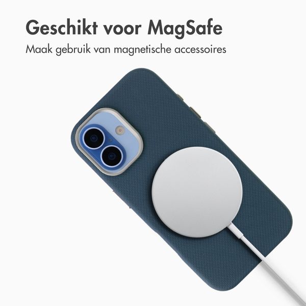 Accezz Mesh Backcover met MagSafe Apple iPhone 17 - Donkerblauw