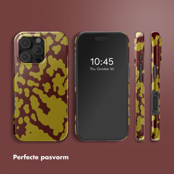 Selencia Vivid Backcover met MagSafe Apple iPhone 16 Pro - Moo'd Olive Dust