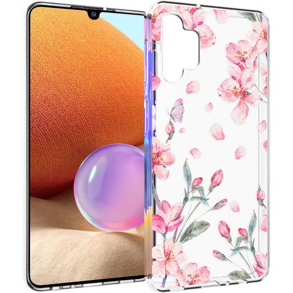 imoshion Design hoesje Samsung Galaxy A32 (4G) - Bloem - Roze