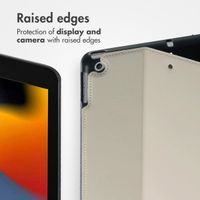 Accezz Classic Tablet Case Apple iPad 9 (2021) 10.2 inch / iPad 8 (2020) 10.2 inch / iPad 7 (2019) 10.2 inch - Greige
