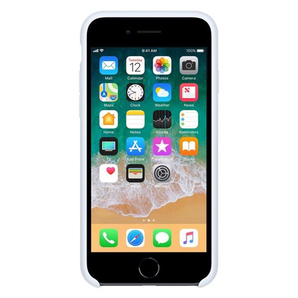Apple Silicone Backcover Apple iPhone SE (2022 / 2020) / 8 / 7 - Sky Blue
