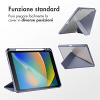 imoshion Origami Bookcase Apple iPad 9 (2021) 10.2 inch / iPad 8 (2020) 10.2 inch / iPad 7 (2019) 10.2 inch - Lavender