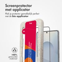 Accezz Gehard Glas Full Cover Screenprotector met applicator Samsung Galaxy S25 Edge
