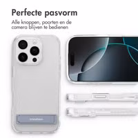 imoshion Stand Backcover Apple iPhone 16 Pro - Transparant