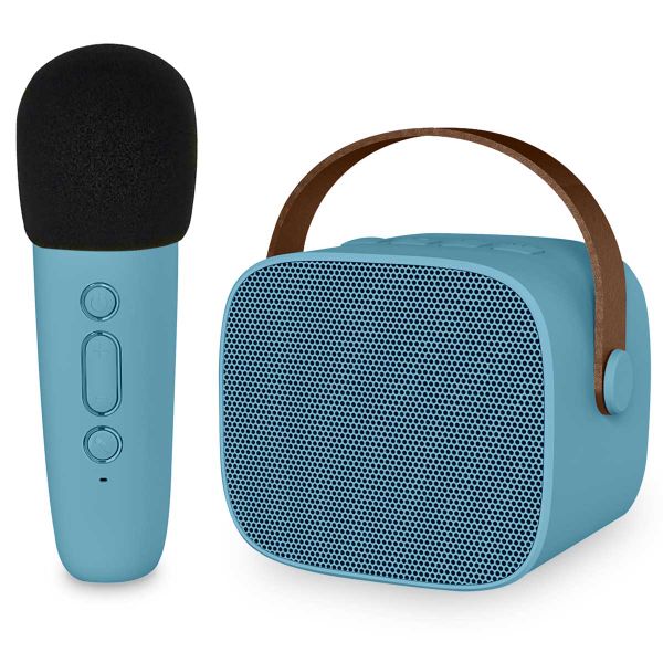 imoshion Kids Karaoke Set - Speaker en microfoon - Soft Blue