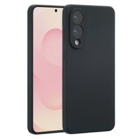 Accezz Liquid Silicone Backcover met MagSafe Samsung Galaxy S25 Edge - Zwart