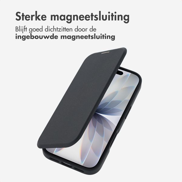 imoshion Transparante Bookcase met MagSafe Apple iPhone 17 - Zwart