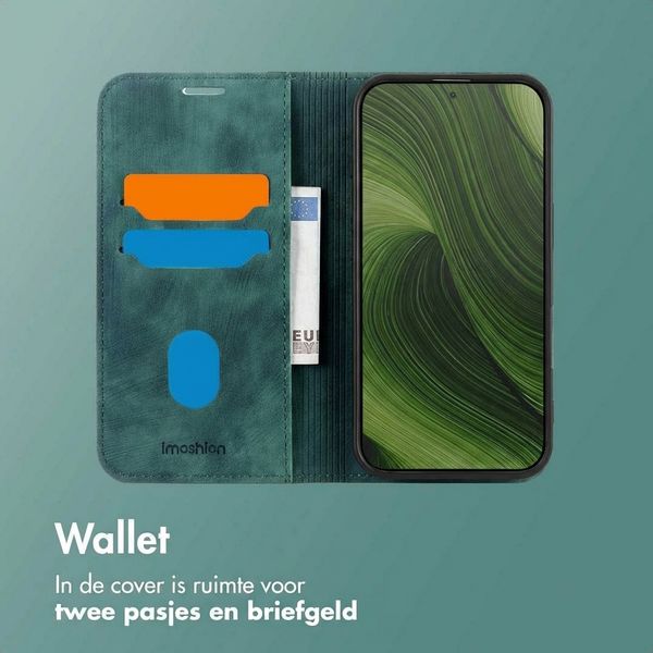 imoshion Slim Bookcase Fairphone 6 - Donkergroen
