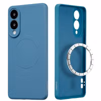 imoshion Color Backcover met MagSafe Samsung Galaxy S25 Edge - Donkerblauw