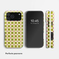 Selencia Vivid Backcover met MagSafe Apple iPhone 18 Pro Max / 17 Pro Max - Check This Olive